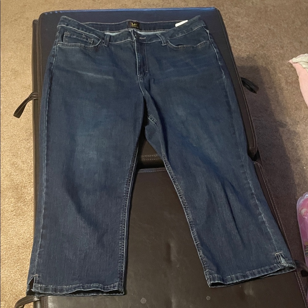 Lee Women's Blue Ankle & Cropped Jeans
